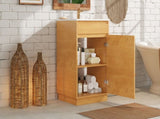 20-inch Bathroom Vanity with Ceramic Sink, Freestanding Single Vanity Set with Soft Closing Door, N710P334910P