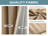 2pcs yellow 100% blackout curtains with snap-on top, suitable for hanging use. They have functions 79213622