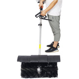 snow sweeper GASOLINE POWERED BROOM SWEEPER,52CC 2 STROKE ,BROOM BRUSH 21x10" EPA W46541462