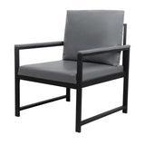 Lounge, living room, office or the reception area PVC leather accent arm chair with Extra thick W1359P194177