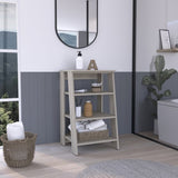 Nashua 4-Shelf Linen Cabinet Light Grey B06280361