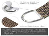 13'X20' Mocha HDPE sunshade sail 56357466