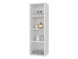 Cale Wall Cabinet, 4 Shelves, White B097P474255