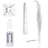 Lighted Birch Tree Artificial White Birch Twig Tree with 8 Warm White Lighting Modes for Wedding 43116815