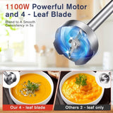 1100W 5 in 1 Immersion Blender Handheld 98630109