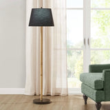 ZUN Metal Bamboo Floor Lamp 60"H B035122347