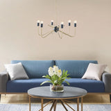 6-Light Metal Chandelier B03595697