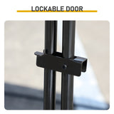 6.5 x 10 ft Large Metal Chicken Coop, Walk-in Poultry Cage Chicken Hen Run House with Waterproof 03144517