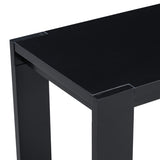 U_STYLE Distinctive Features of a Minimalist Console Table with Bottom Shelf and Four Legs, Suitable N711P173084B