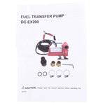 ZUN Fuel Transfer Pump 12V 8GPM 100W 30l/Min for Most Fuel Gasoline Diesel Biodiesel 70193572