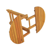 NO INSTALLATION REQUIRED, FOLDABLE AND ADJUSTABLE OUTDOOR ACACIA WOOD SIDE TABLE N770P261552T