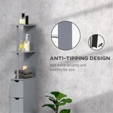 ZUN Bathroom Storage Cabinet-Grey （Prohibited by WalMart） 54238167