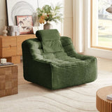 360 Oversize swivel Glider Chair with switchable head pillow and waist pillow , comfortable W2357P255083