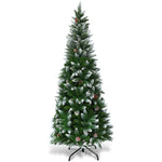 ZUN 5 Feet Artificial Christmas Tree with Pine Cones 70561720