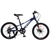 ZUN Mountain Bike for Girls and Boys Mountain 24 inch 7-Speed bike 66266367