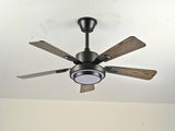 42" 5PCS Plywood Blades Ceiling Fan with LED Light 3000-6500K Dimmable,Quiet DC Motor Ceiling Fans 6 W3596P462052