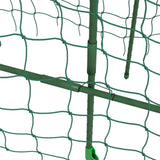 17" x 72" x 72" Outdoor Metal Garden Trellis with Climbing Net 32453469