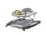 4-in-1 Baby Activity Center Walker, Foldable Baby Walker with Music & Toys Tray, 3 Adjustable 16082076