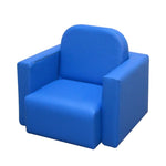 ZUN 2-in-1 Multifunctional Kids Sofa-Blue （Prohibited by WalMart） 98907176