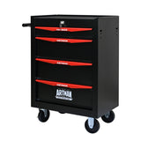 ZUN Rolling Metal Tool Chest with 4 Drawers, 20" 4-Drawer Tool Chest Cabinet with Ball Bearing Drawer W1102P245226