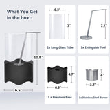 Wave-shaped Tabletop Bio Ethanol Fireplace Indoor Outdoor,Portable Table Top Fire Pit Fuel 70477259