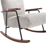 Modern Accent Chair Arm Chair Living Room Rocking Chair Metal Frame W1403P241856