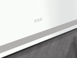 118 x6 Inch LED Bathroom Mirror with Aluminum Frame, Wall Mounted Vanity Mirror, Anti-Fog, Memory, W2287P311607