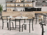 3-Piece Small Dining set, Table and Chair Set for 2 ,for Living Room, Dining Room, Kitchen, Black & 76205089