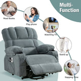 Power Electric massage lift lounge chair, suitable for the elderly, with heating and vibration W1807P298856