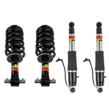 2Pcs Front Suspension Strut and Coil Spring Assembly and 2Pcs Rear Air Shock Absorber Fit for 52953816