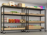 Heavy Duty Shelves 55.12" W Wire Shelving Unit with Wheels 2500LBS NSF Metal Shelves for 57263516