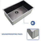 30" L X 18" W Undermount Kitchen Sink With Sink Grid W122543664