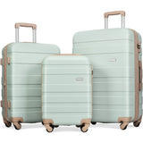 Luggage Sets New Model ABS Hardshell 3pcs Clearance Luggage Hardside Lightweight Durable Suitcase N726P203164E