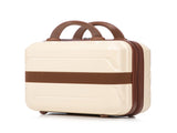 14"/20" 2 pcs/set in ABS Spinner Wheel Luggage, with Combination Lock,14" Cosmetic Case W2787P337451