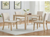 Modern 4 Person Dining Set with 4 Chairs, Dining Set for 4 People, 5-piece Wooden Dining 10534621