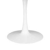 White 40-inch Dining Table B062P153723