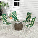 ZUN Folding Camping Chairs / beach chair （Prohibited by WalMart） 97697669