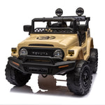 ZUN Licensed TOYOTA FJ Cruiser,12V Kids ride on car 2.4G W/Parents Remote Control,electric car for W1396107512