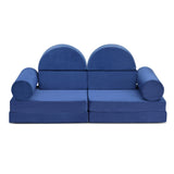 Modular Kids Play Sofa,10-Pieces Convertible Modular Play Sofa Bes for Playroom,Bedroom, W1889P337579