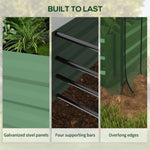 ZUN Green Raised Garden Bed with Crop Cage and Shade Cloth 90.5" W x 43.25" D x 43.25" H 89139716