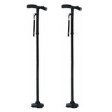 5-Levels Adjustable Height Stick Portable Foldable Cane Travel Camping Hiking 18133745