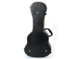 26" Tenor Python Pattern Leather Ukulele Case Black 14670546