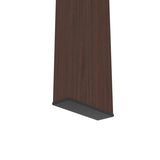 Rectangle Walnut Glass Coffee Table, Clear Coffee Table, Modern Side Center Tables for Room, W24135189