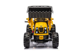 ZUN Ride on Excavator, 12V Battery Powered Construction Vehicles for Kids, Front Loader with Horn, 2 W1629P149049