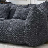 Soft beanbag chair with high resilience foam core for two people. The comfortable square recliner W1996P252276