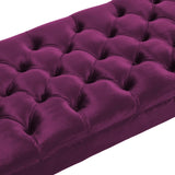 Velvet Long bed for Bedroom,Upholstered Window with Tufted Button,Entryway,Bolster W2186P253252