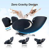 ZUN BOSSCARE 3D Zero Gravity Massage Chair,Full Body Shiatsu Recliner with APP Black W730P162463