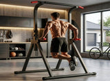 Foldable Pull Up Bar Standing Power Tower - Multi-Function Dip Station, 6-Level Adjustable Height 59919115