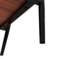 Set of 2 Rectangle End Table, Tempered Glass Tabletop with MDF layer, Modern Table for Living Room , W241P184249