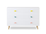 Kids 3 Drawer Dresser, Baby Nightstand for Bedroom, Storage Cabinet for Toddler Child for Living 81589726